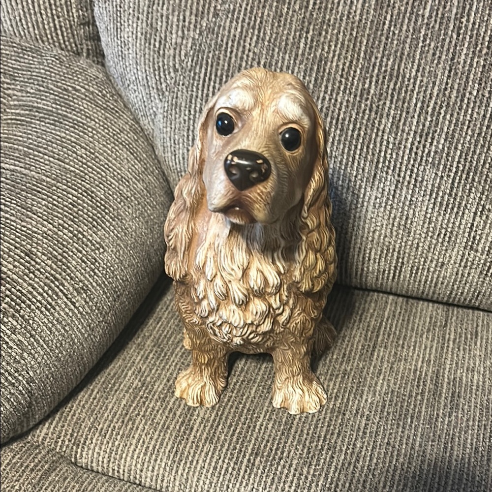 Charming Brown Dog Figurine